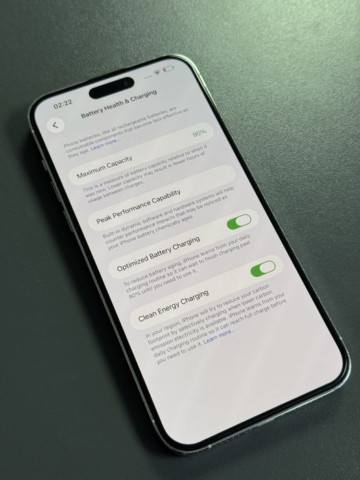 iPhone 14 pro Max alb 128GB 90% baterie