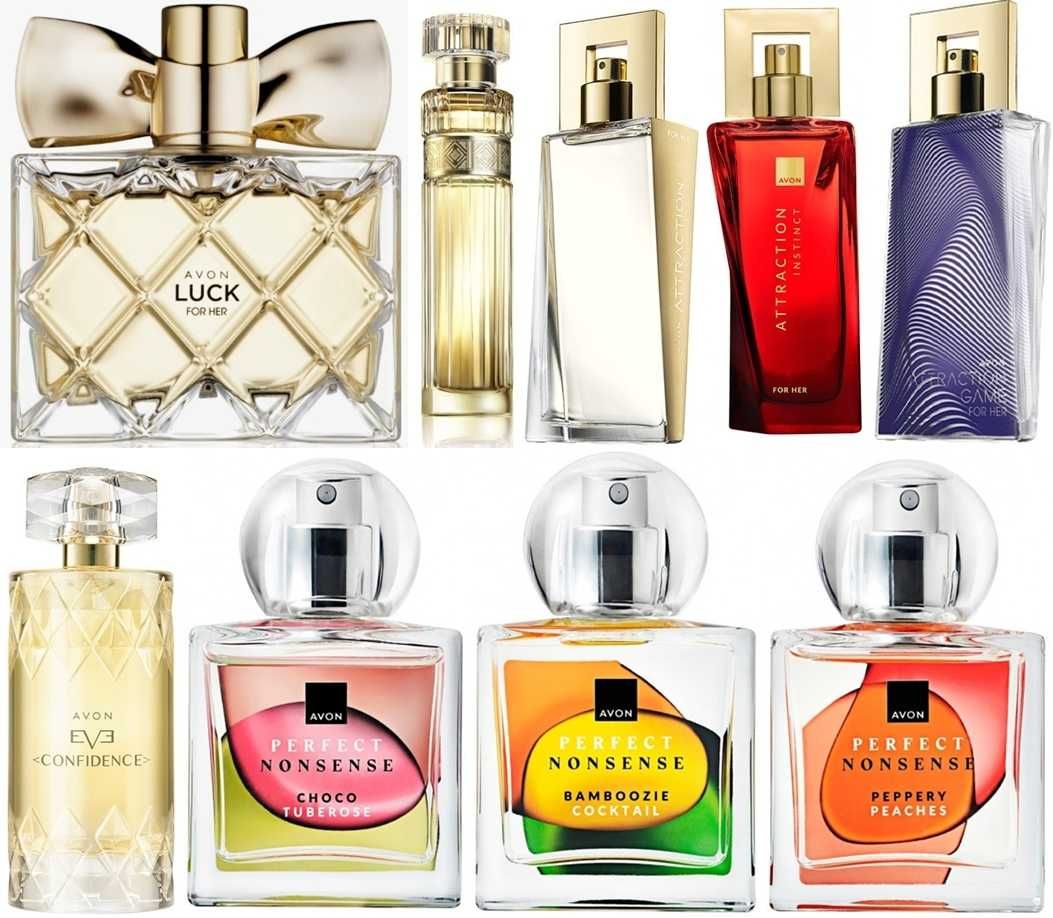 Налични парфюми, тоалетни води  от Avon, Oriflame