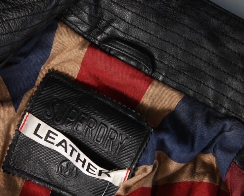 Дамско яке от естествена кожа Superdry