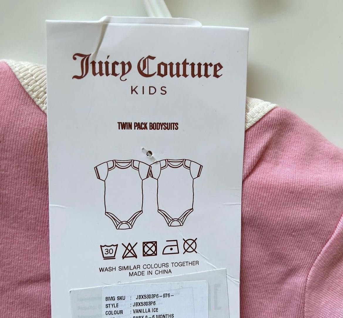 Juicy Couture нови бодита за малка принцеса 0-4месеца