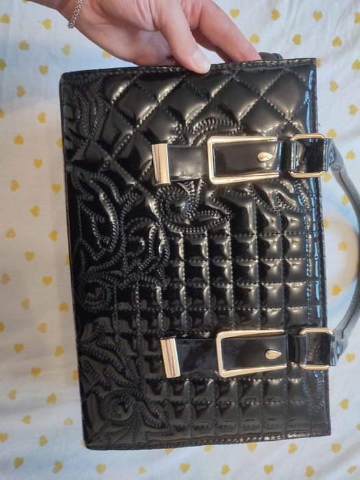 Geanta lăcuită din  material ecologic