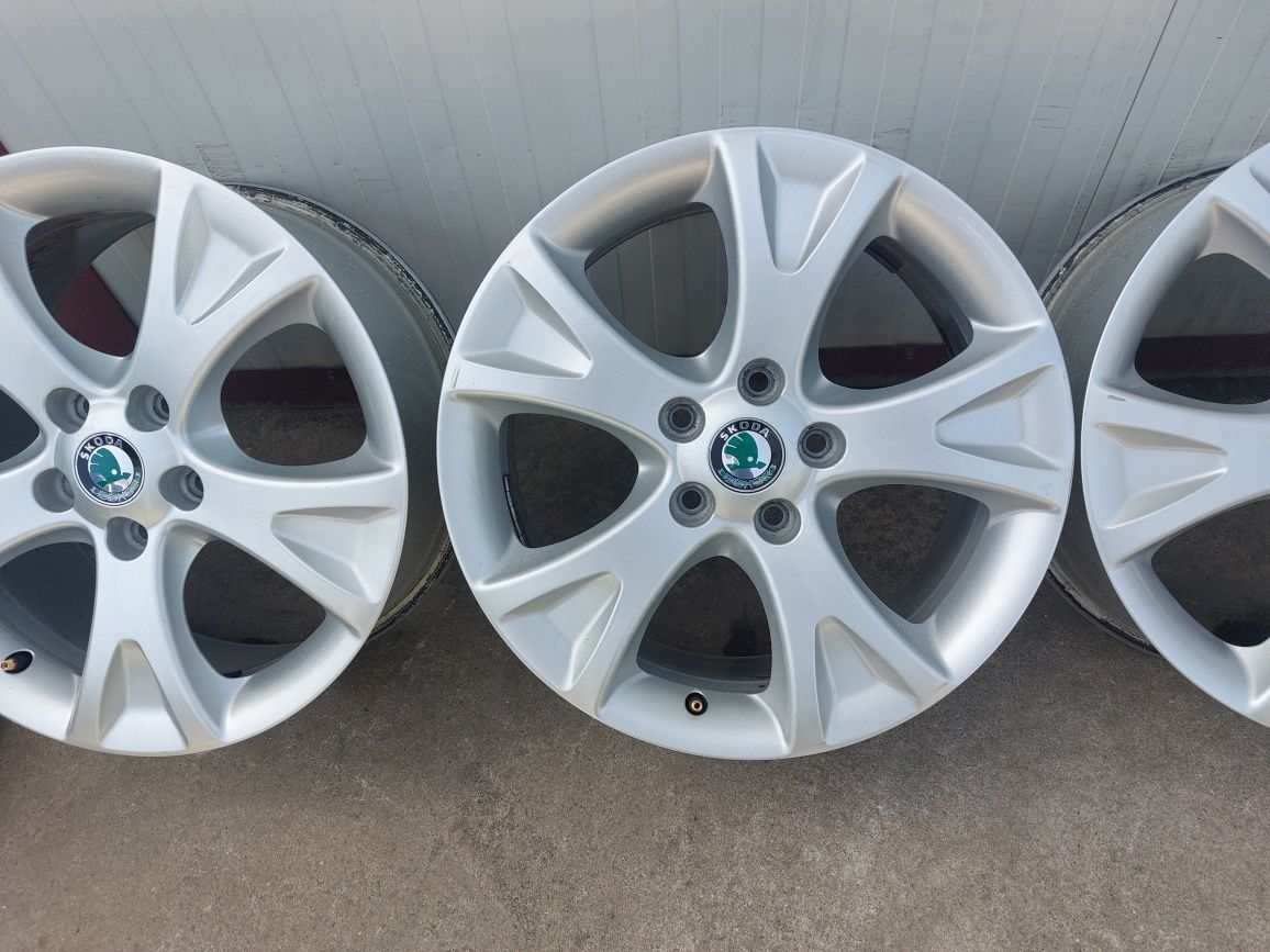 Jante aluminiu originale r17 / Skoda Vw Audi Seat / 5x112 / ET 54