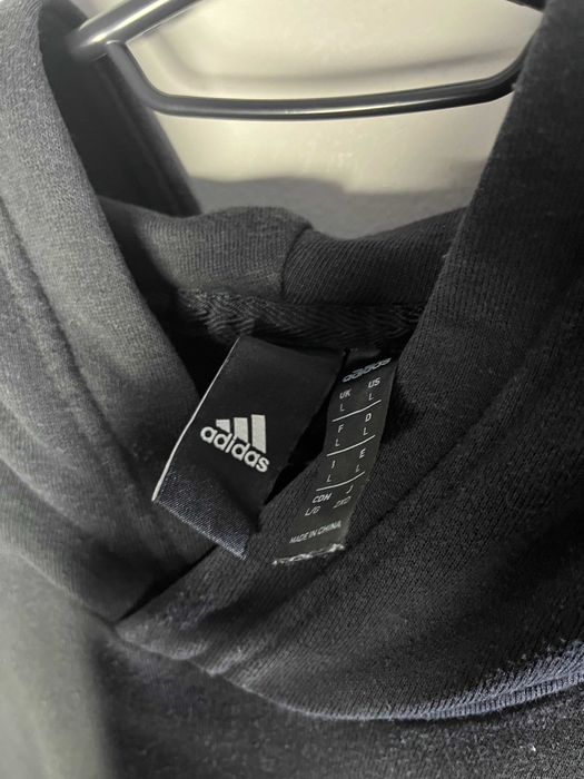 Adidas Logo Drawstring Hoodie Мъжко Горнище