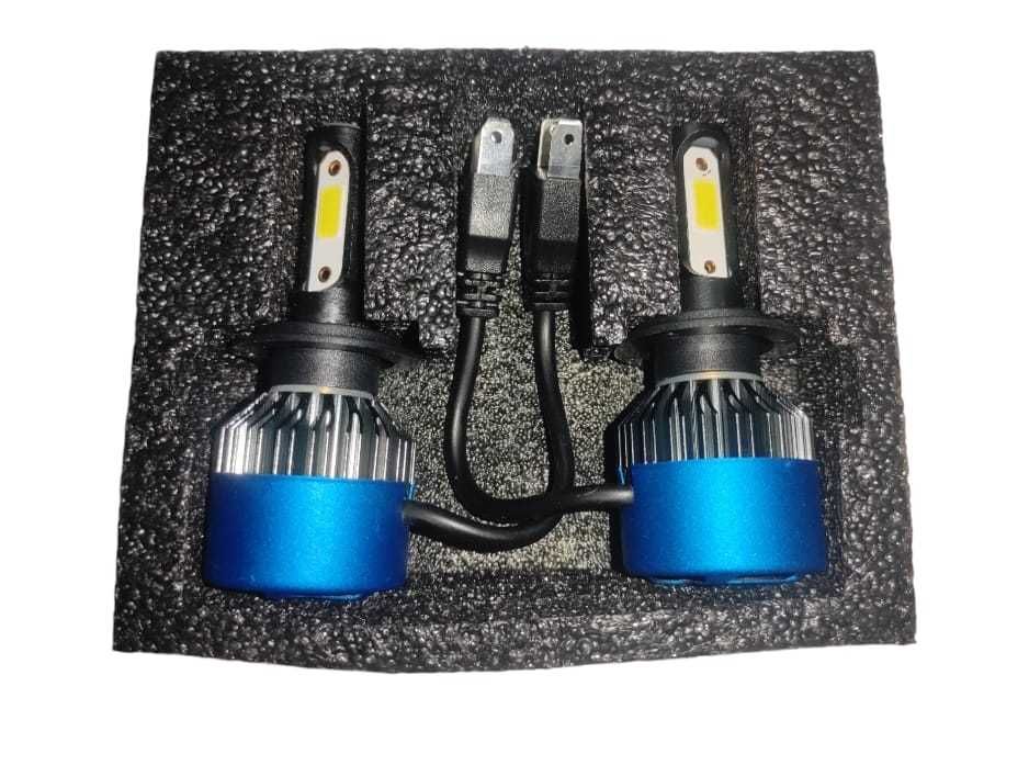 Set 2 becuri LED  H7, 24 W, 3000 lm