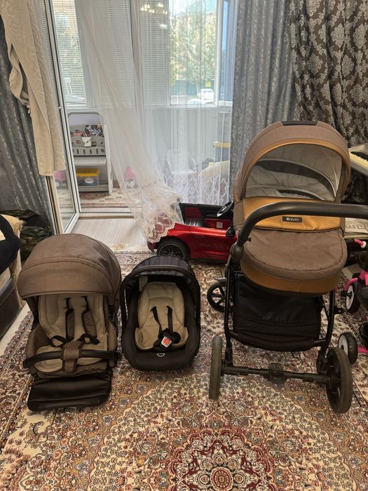 Коляска 3 в 1 tutis