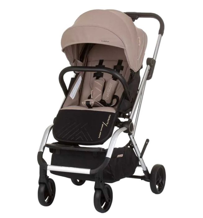 Лятна количка Chipolino - Twister, 360°, макадамия