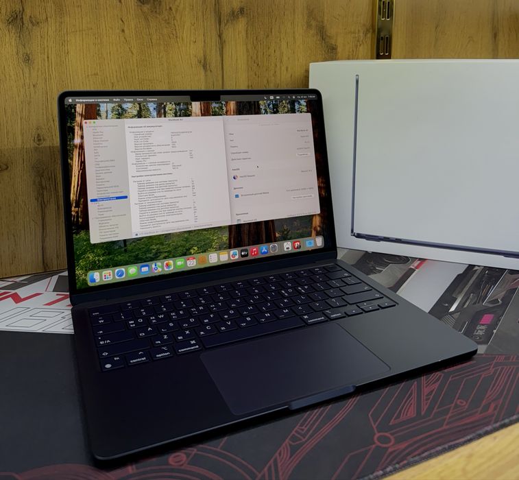 Macbook Air M3 16/256GB 100% Емкость