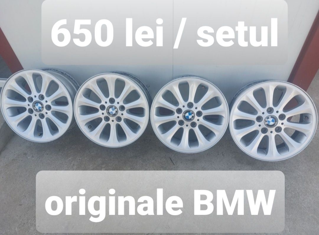 Set jante aluminiu r16/ originale Bmw/ 5x120