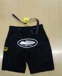 Corteiz cargo shorts black