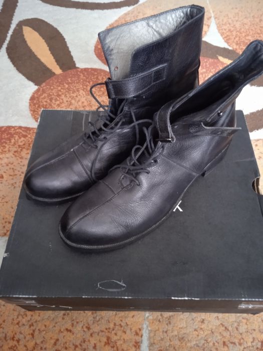 Ghete Italia totalmente din piele