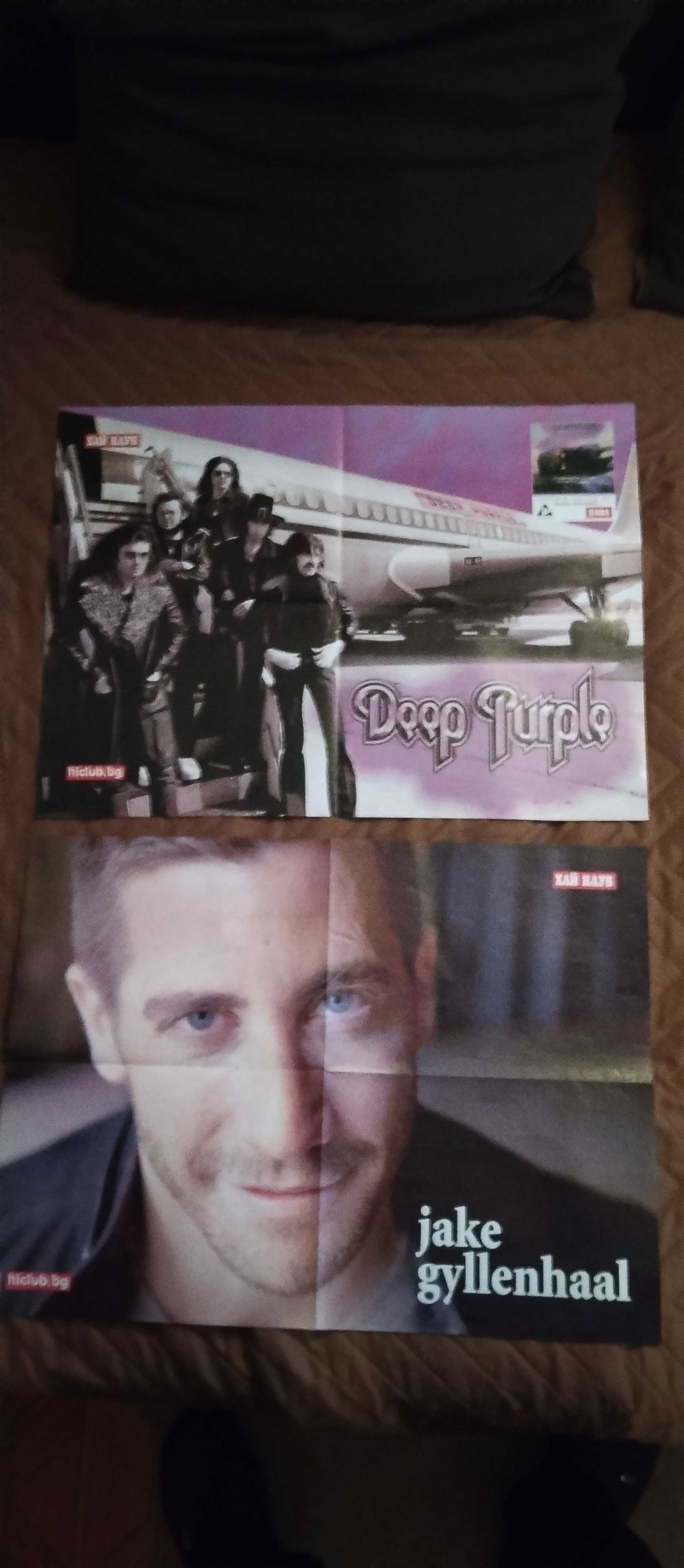 Плакати на Дийп Пърпъл, и други звезди от списания