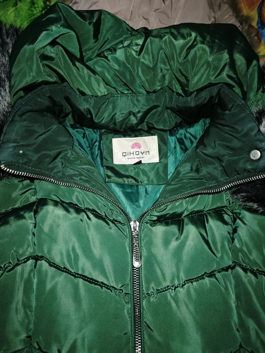 Зимно зелено яке