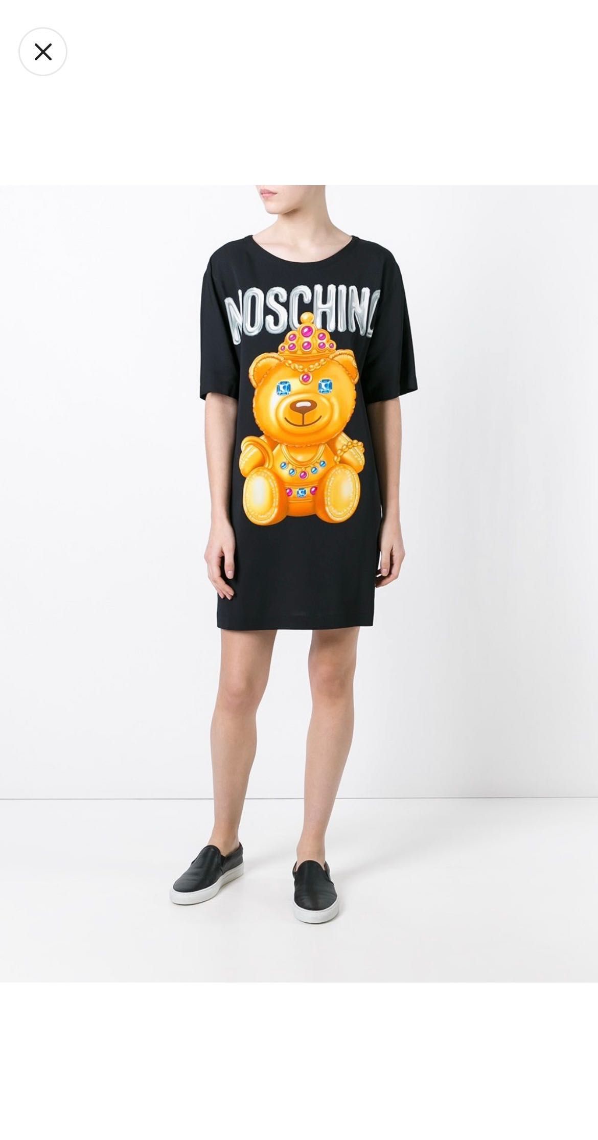 Рокля,,MOSCHINO “. Bear print T-shirt dress