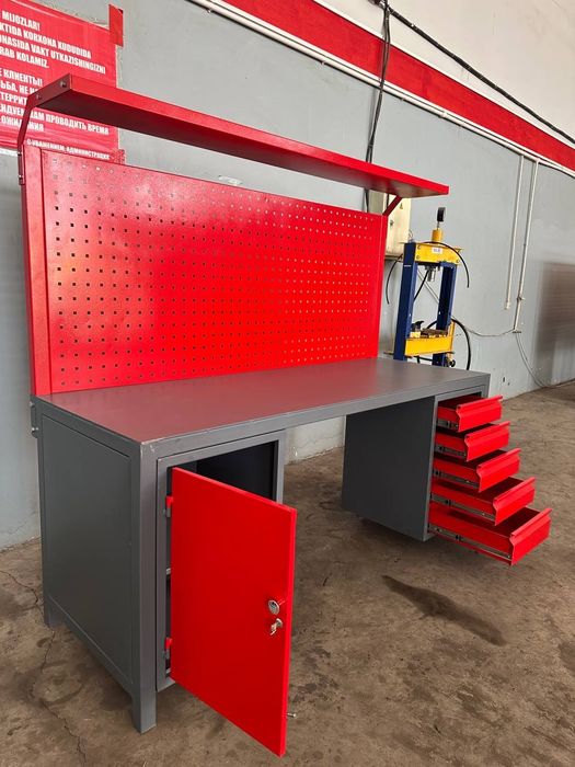 Verstak, shkaf, шкаф, верстак тележка