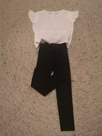 Outfit H&M colanti si bluzita pt fetite 3-4 ani 104 cm