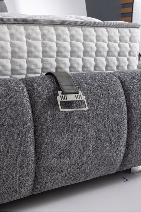 Тапицирано легло Premium Графитено сиво