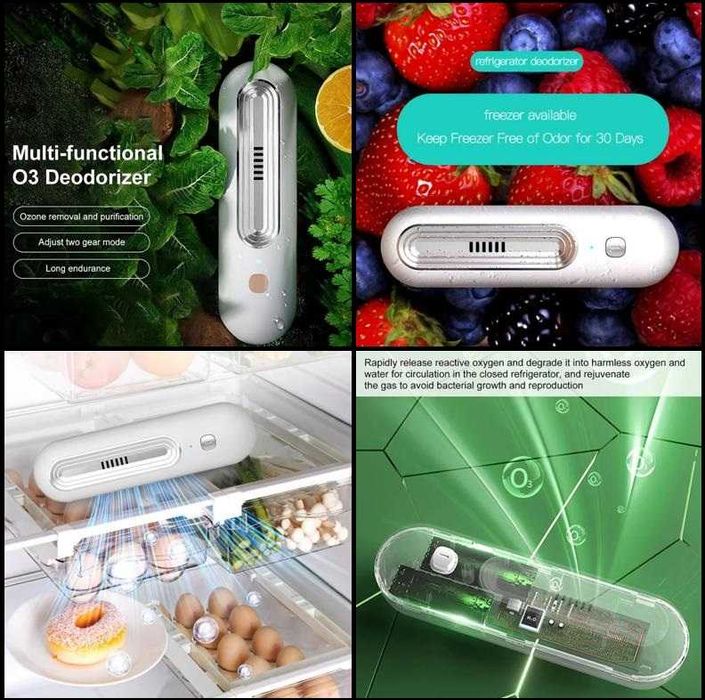 Озонатор за Автомобил ВъздухoПречиствател за Хладилник Миризми Плесени