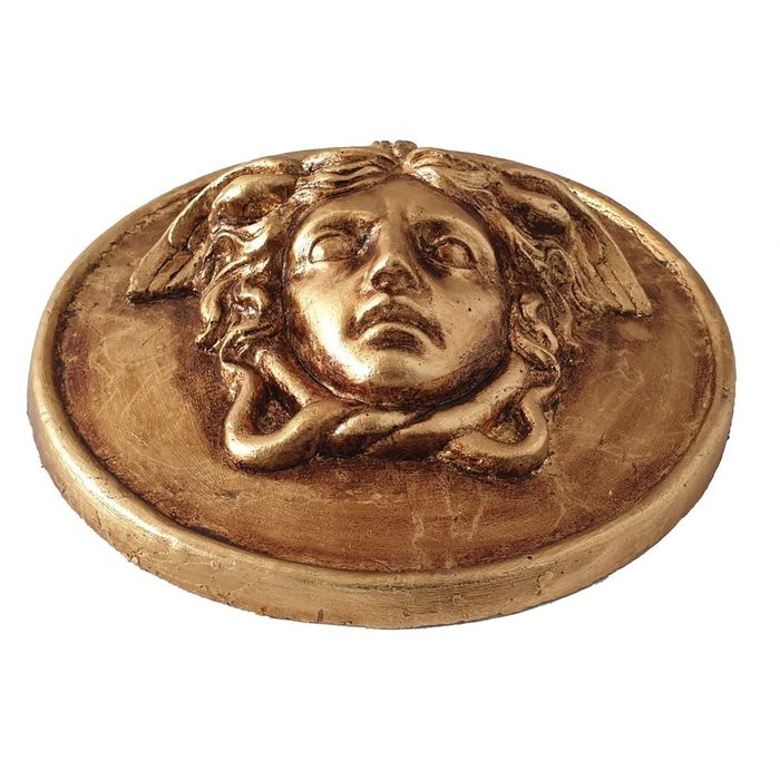Medusa - 28cm- foiță aur