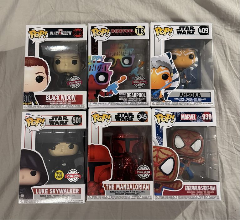 Funko POPs - Star Wars/Deadpool/Marvel