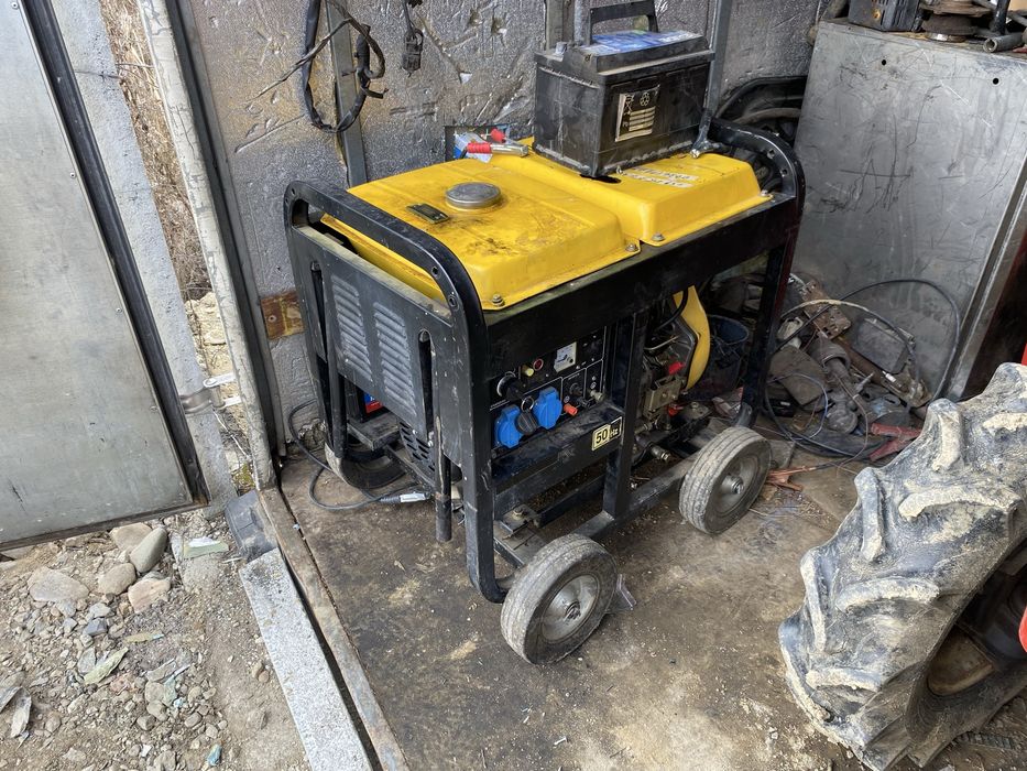 Generator de curent diesel 6.5kw pornire la buton sau telecomanda