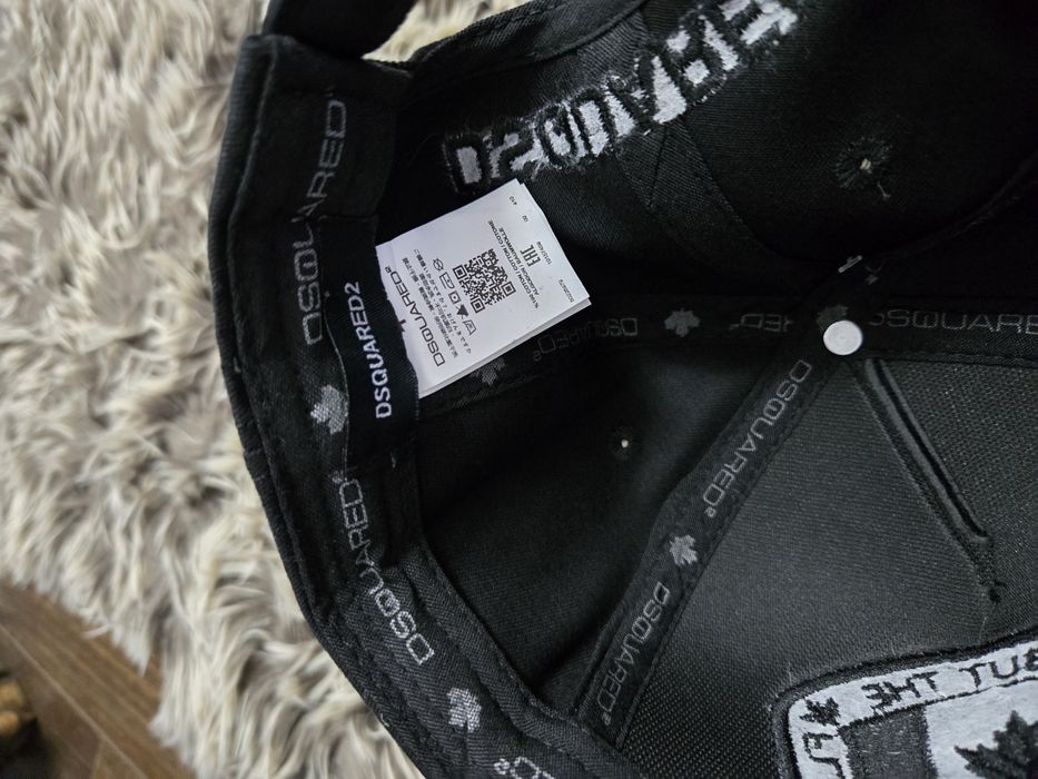 Șapcă Dsquared2 Flag full Black Premium