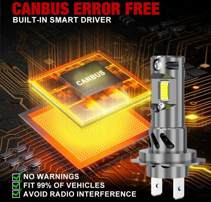 Becuri LED H7 30000LM set 2buc