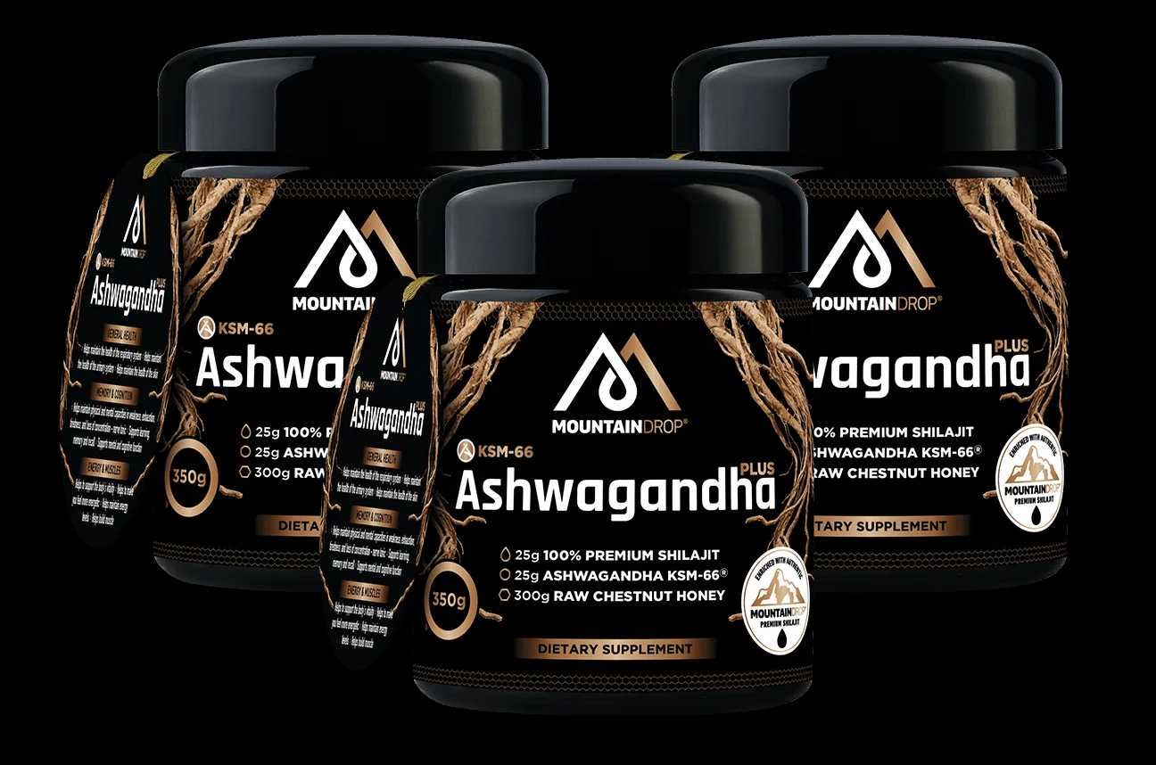 Shilajit +Ashwagandha, Sursa naturala de 85 Minerale Ionice & Vitamine