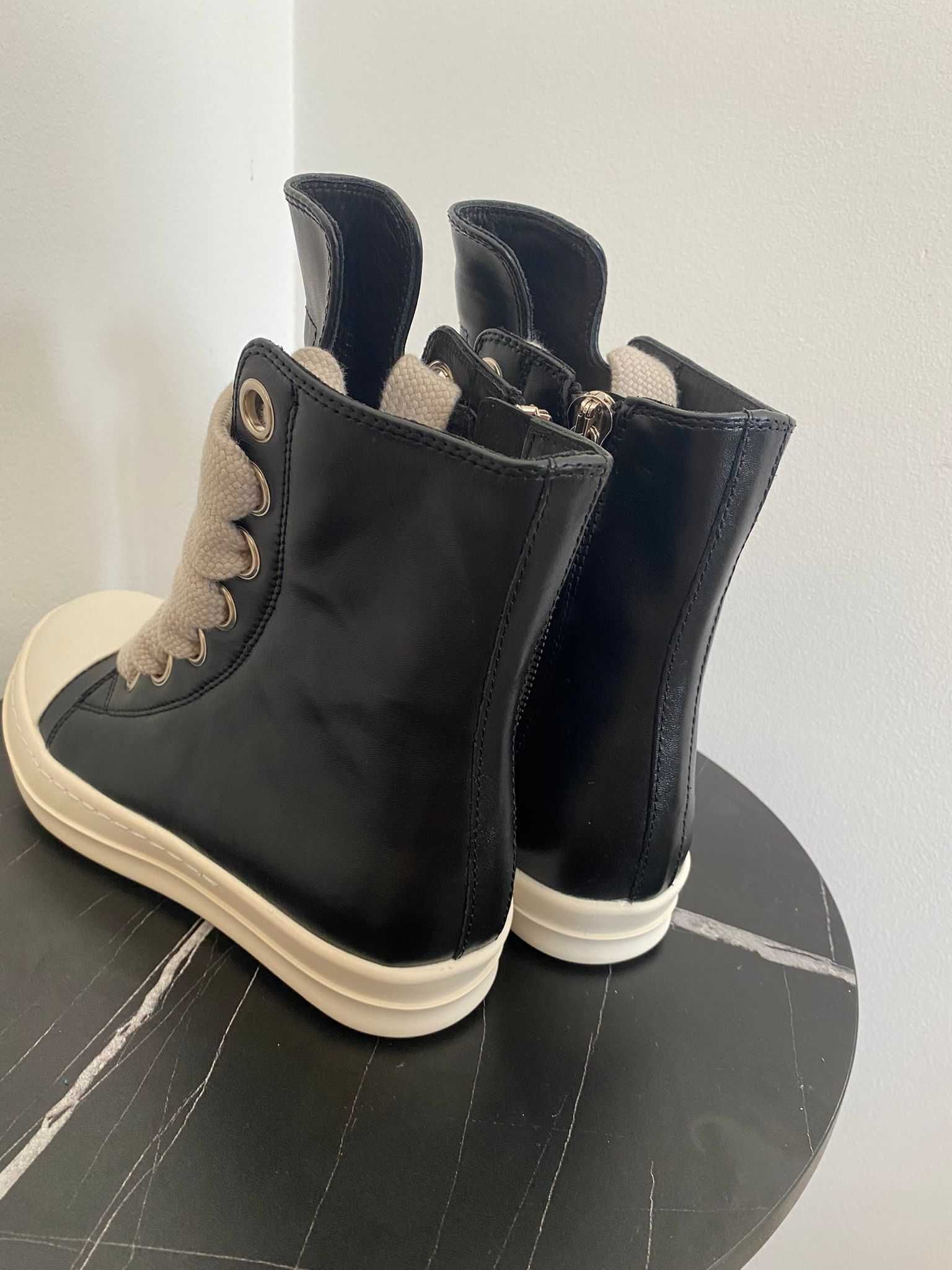 Rick Owens Ramones Jumbo Lace Leather 40
