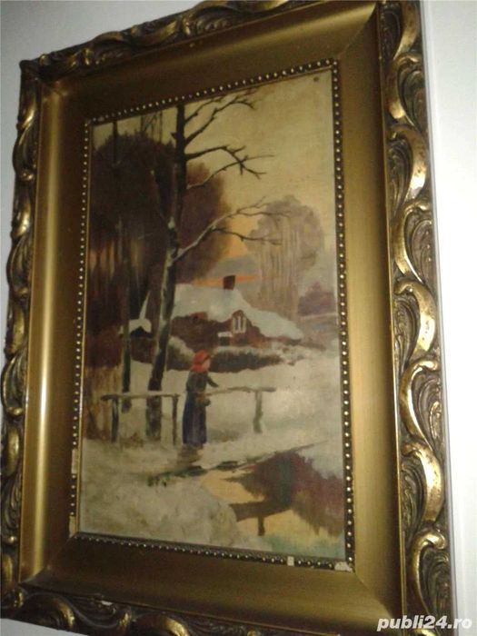 Picturi anii 1900-1947 C.Iliescu, Pantzer,Th. Aman, Corot, Derain,NB.