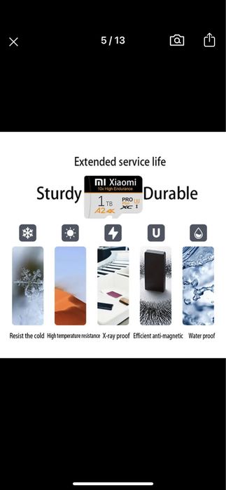 Card de memorie 2 TB SDXC Xiaomi