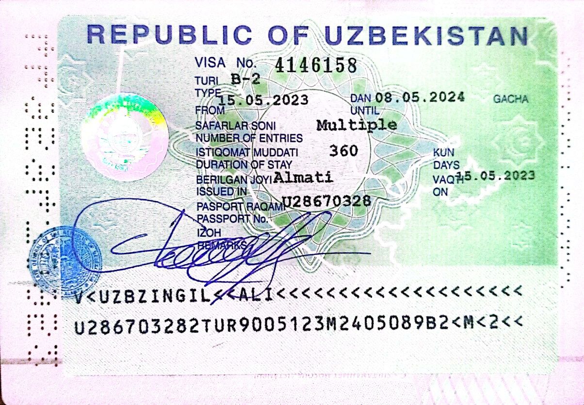 Виза в Узбекистан для Ваших гостей