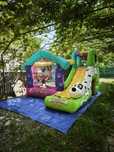 Saltea gonflabila cu tobogan Puppy Land 350x340