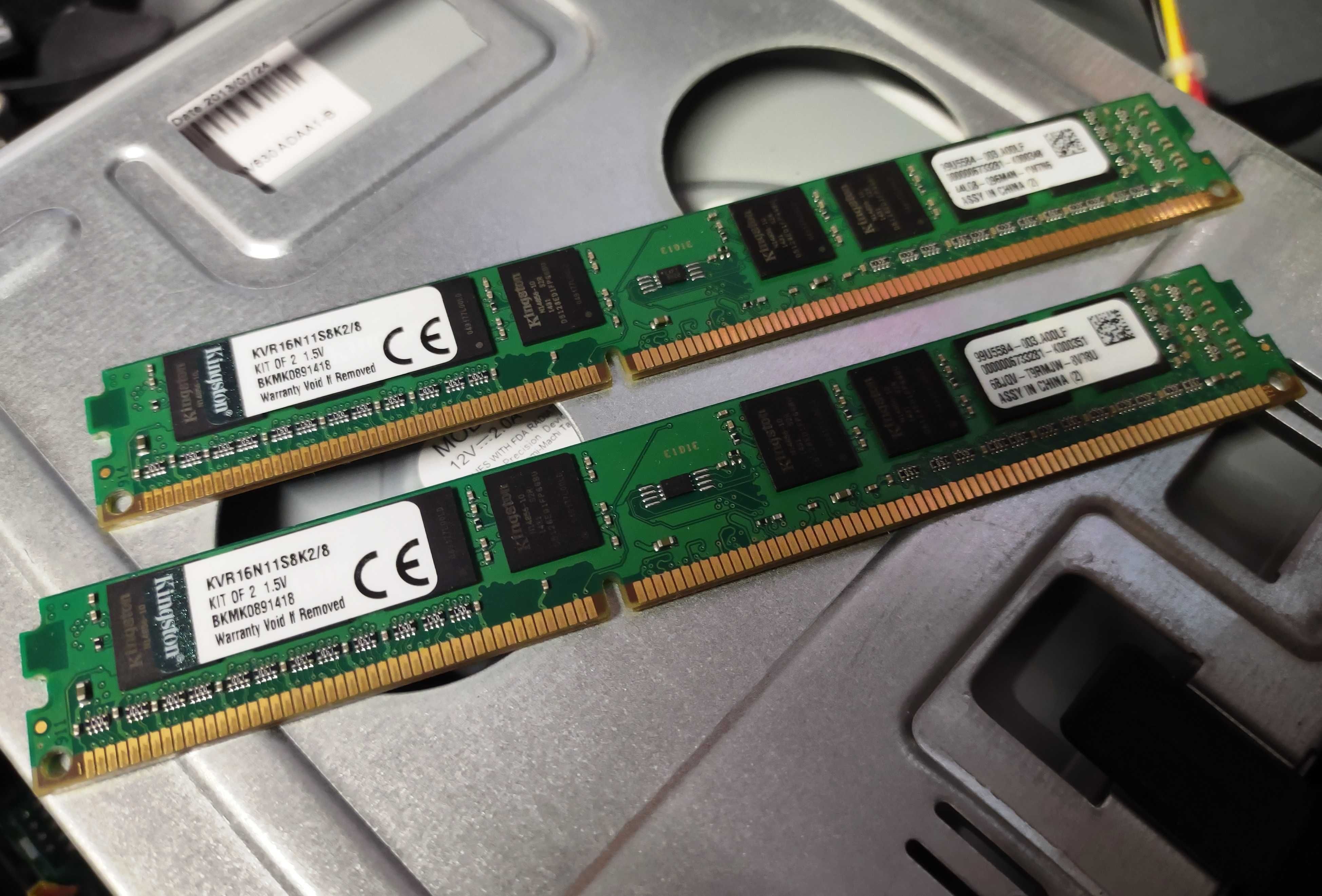Vand Memorii RAM 8GB DDR3 Low Profile Kit 2x4GB/1600 Kingston