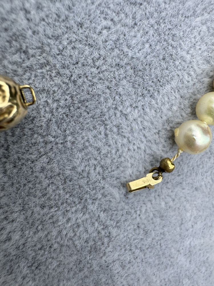 Colier din perle si inchizatoare aur 14 k
