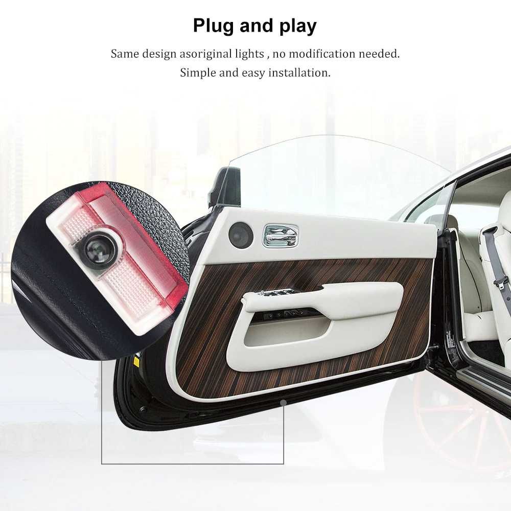 Плафони-LED с лого за Mercedes Benz ABCE EQC G GL GLA GLC GLE M class