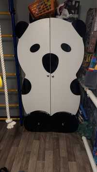 Детский шкаф + детский коммод панда