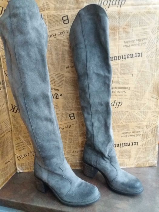 дамски ботуши,зимни обувки,чизми над коляно номер37