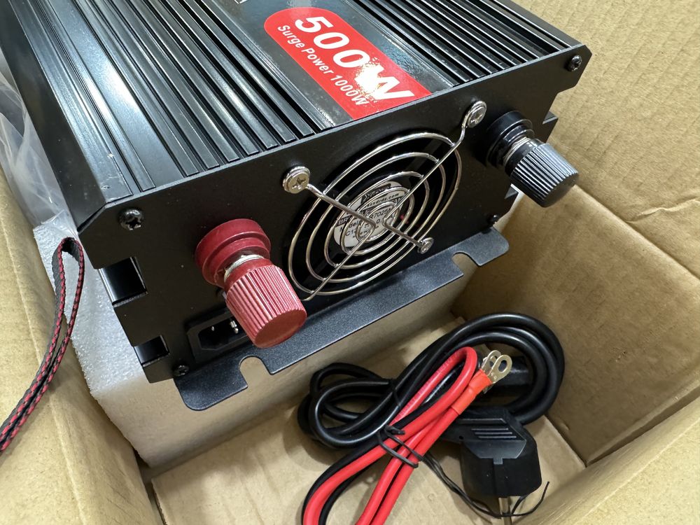 12v 220v 500W UPS Inverter c чистым синусом