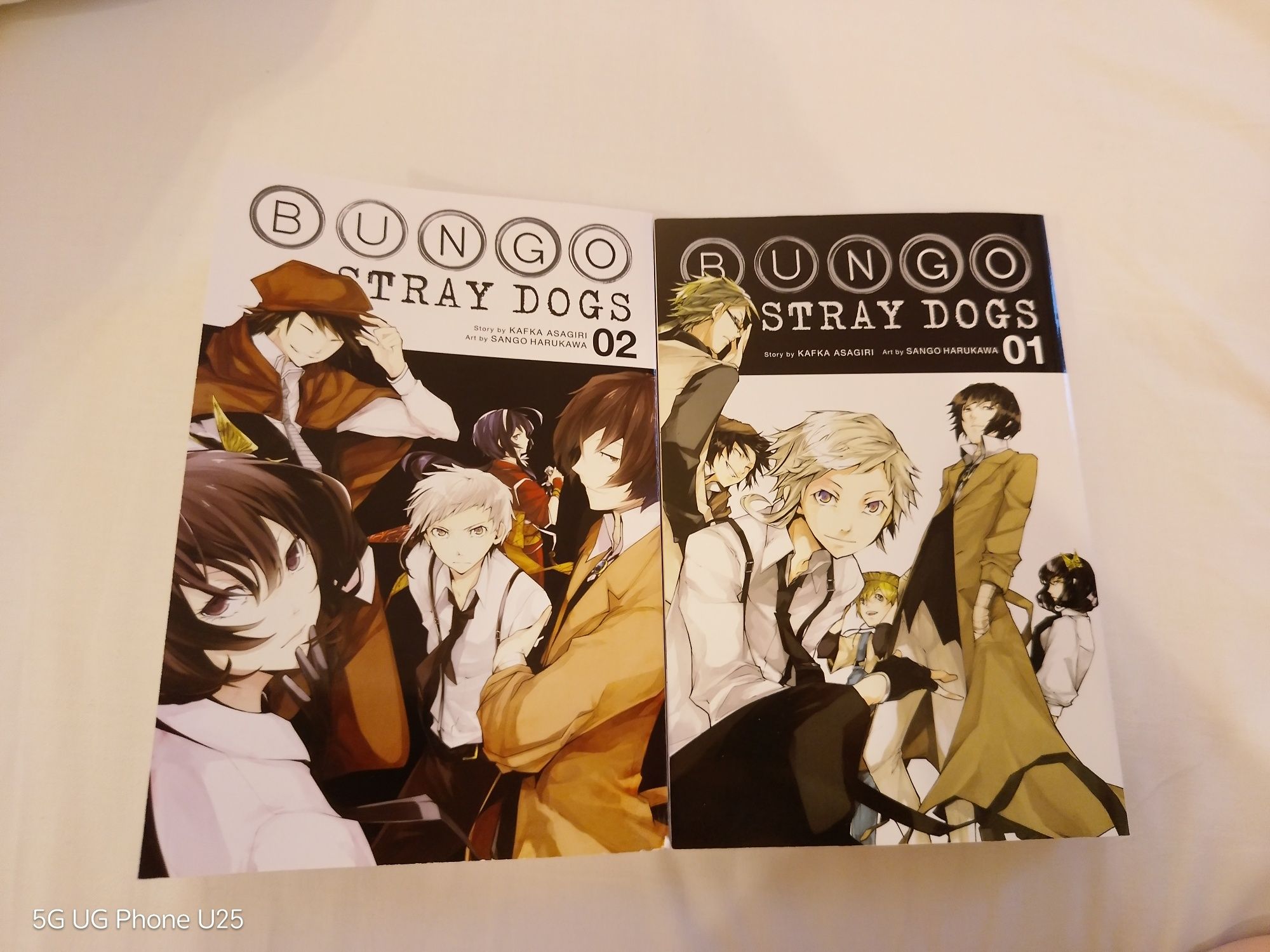 BSD/Bungo Stray Dogs manga (манга) vol. 1 & vol.2  2
