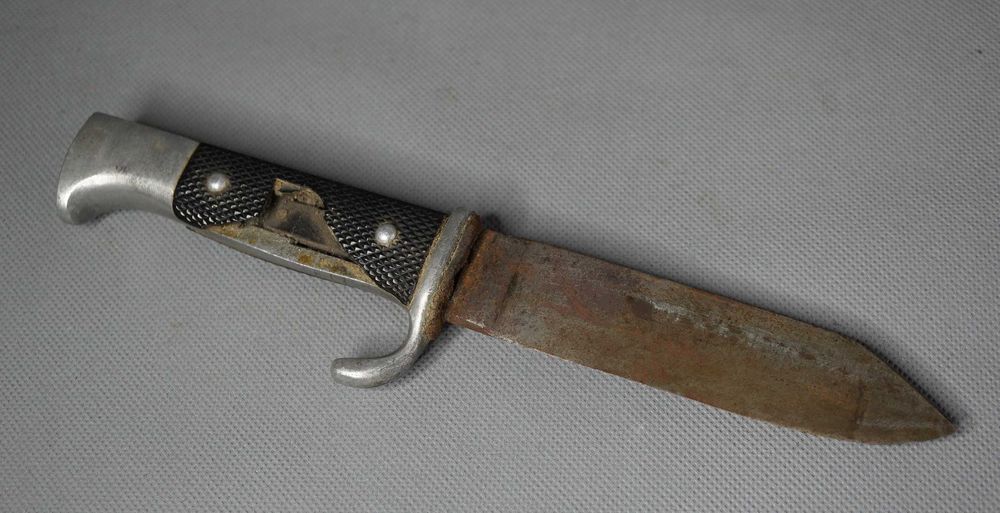 Стар нож бранник с кания щик кама острие