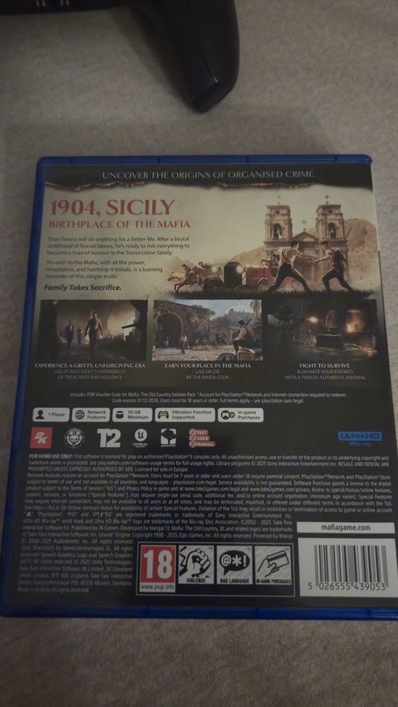 Mafia: The old country - ps5 - 60 лв.