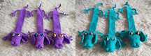 semn de carte crosetat, handmade