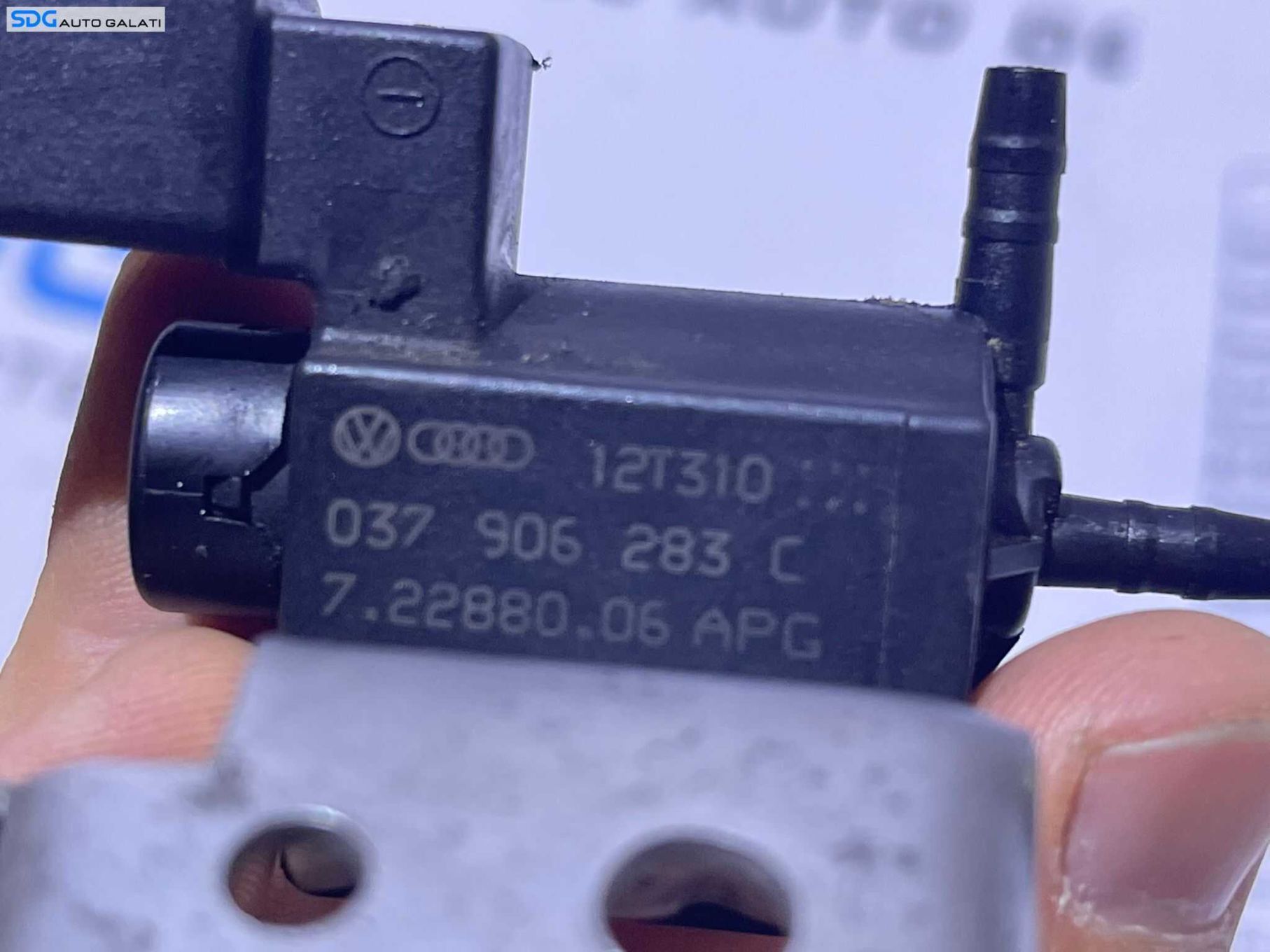 Supapa Electrovalva Convertor Presiune Vacuum Skoda Fabia 1.2 CFWA CBZA CBZB 2009 - 2015 Cod 037906283C [M5646]