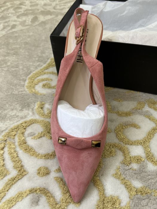 Туфли на коблуке замшь