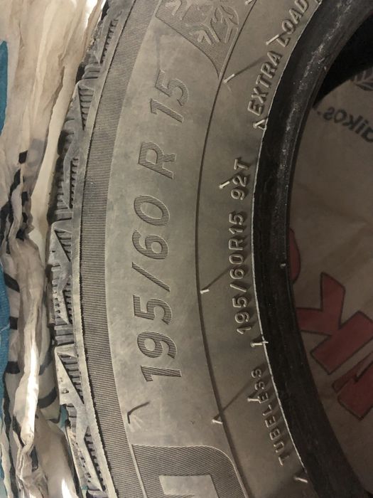 Продам шины 195/60/R15 Michelin,4шт