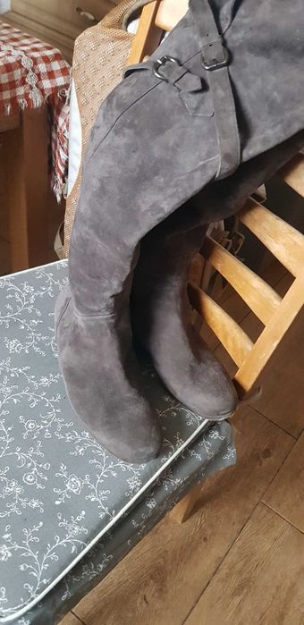 cizme de piele intoarsa fina