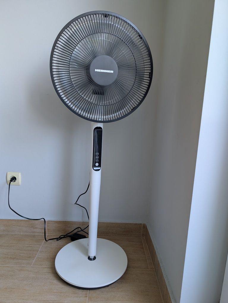 Ventilator de calitate cu picior Heinner HMSF-9BK foarte silentios