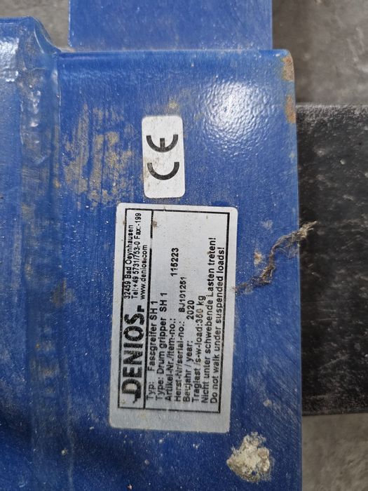 Sistem prindere butoi ulei DENIOS