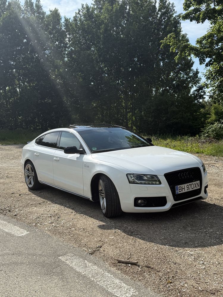 Vand Audi A5 S line Full Inclusiv Trapa Alb Perlat Colantata Integral