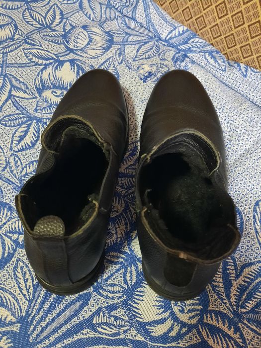 Ботинки, полусапожки кожанные.